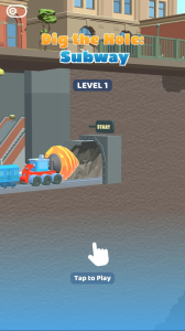 挖洞开地铁游戏官方安卓版（Dig the Hole Subway） v1.0 screenshot 1