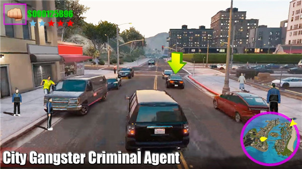 真正的黑帮大犯罪任务3d游戏（Real Gangster Grand Crime Mission 3d） v1.09 screenshot 1