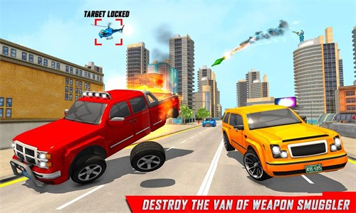 街机汽车射击游戏官方中文版（Traffic Shooter 2023） v1.8 screenshot 3