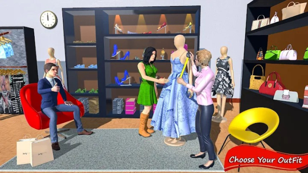 幸福的婚礼家庭梦想3D游戏安卓中文版（Virtual Wedding Happy Family） v0.1 screenshot 3