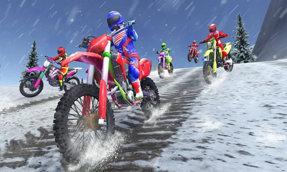 3D摩托车越野赛游戏中文最新版（Dirt Track Racing Motocross） v1.0.1 screenshot 1