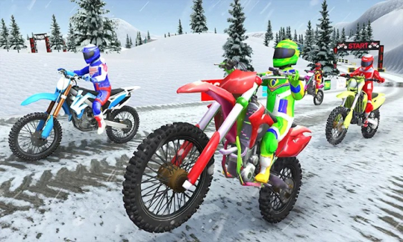 3D摩托车越野赛游戏中文最新版（Dirt Track Racing Motocross） v1.0.1 screenshot 2