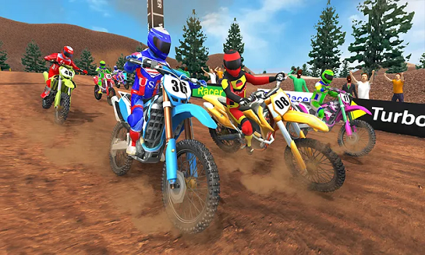 3D摩托车越野赛游戏中文最新版（Dirt Track Racing Motocross）