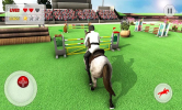 骑马马术跳台游戏中文汉化版（Mounted Horse Riding Show Jump） v1.0.1 screenshot 1