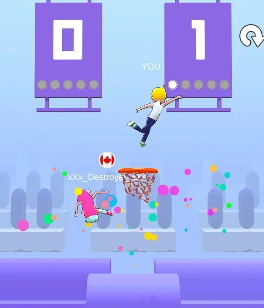 布娃娃扣篮决斗游戏安卓官方版（Ragdoll Dunk Duel） v0.11 screenshot 1