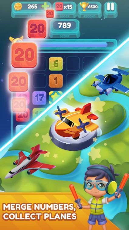 2048机场消除游戏官方安卓版（2048 Planes Puzzle）