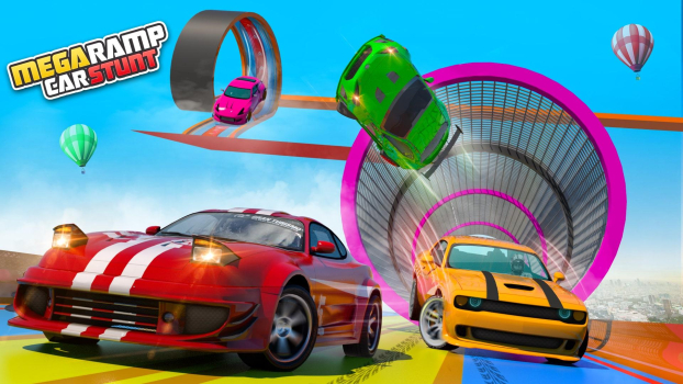 汽车驾驶赛车特技游戏中文手机版（Car Driving Car Racing Stunts） v1.38 screenshot 2