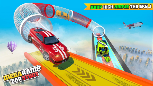 汽车驾驶赛车特技游戏中文手机版（Car Driving Car Racing Stunts） v1.38 screenshot 3