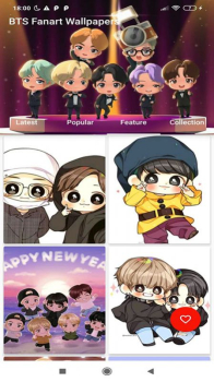 BTS Fanart Wallpapers壁纸高清版app v3.0 screenshot 1