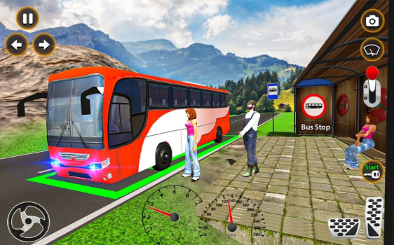 巴士游戏城市驾驶模拟游戏手机版（Bus Games City Driving Sim） v1.0 screenshot 4