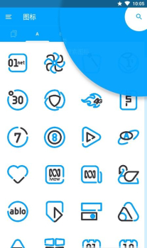 LineBlack Blue图标手机版app v1.0 screenshot 2