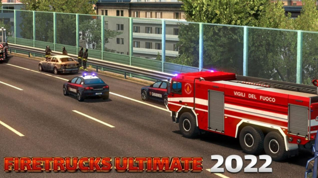 城市任务中的消防车游戏安卓版(Fire Truck in City Mission) v1.2 screenshot 1