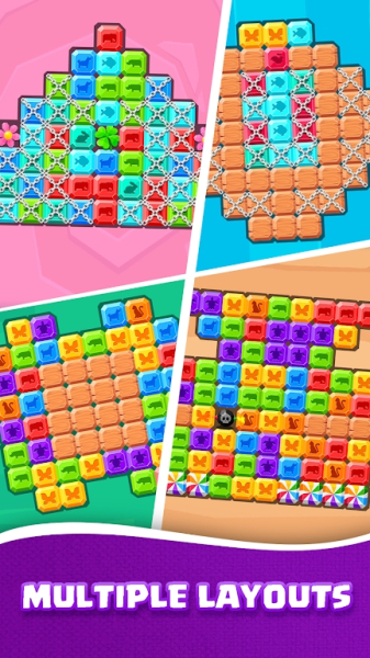 流行动物砖块游戏官方版（Match The Animals）