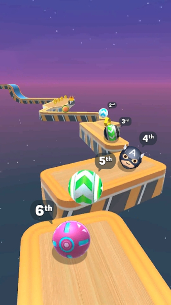 翻滚天空球游戏安卓版(Sky Ball Racing 3D)