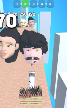 头发剃须刀游戏中文最新版（Hair Shaver Run） v1.0 screenshot 2