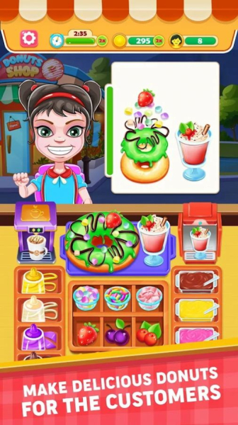 新鲜的面包店游戏安卓手机版（Sweet Donut Maker）
