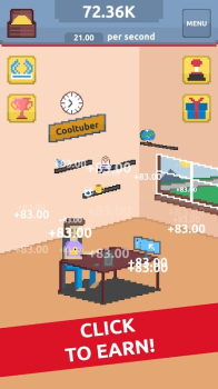 闲置博客模拟器游戏安卓版（Cooltuber） v1.0.1 screenshot 2