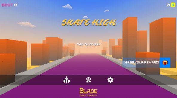 方块世界滑板游戏安卓版下载（Skate High） v2.0 screenshot 2