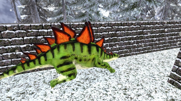 野生恐龙冬季丛林3D游戏安卓版（Wild Dinosaur Winter Jungle 3D） v1.0 screenshot 2