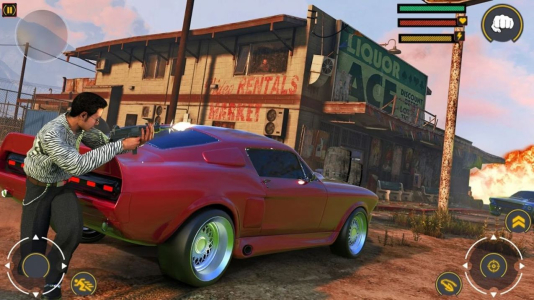 大佬绳索英雄市游戏安卓中文版（Grand Gangster Mafia war city） v1.0 screenshot 1