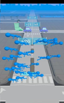 过马路干架游戏安卓版下载（CrowdCross） v0.1 screenshot 2
