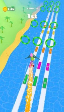 蹦床赛跑游戏官方版（Jumping Estafette）