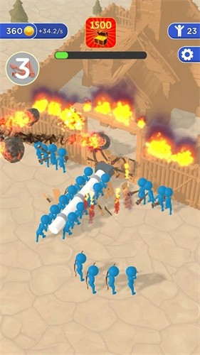 空闲攻城锤城堡围攻游戏安卓版下载（Idle Battering Ram Castle Siege）
