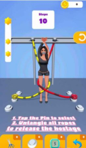 解绳救女孩游戏安卓版下载（Rope Untangle Rescue） v0.0.3 screenshot 3