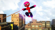 终极蜘蛛火柴人游戏安卓版（Ultimate Spider StickMan Rope Hero Fight） v1.1 screenshot 1