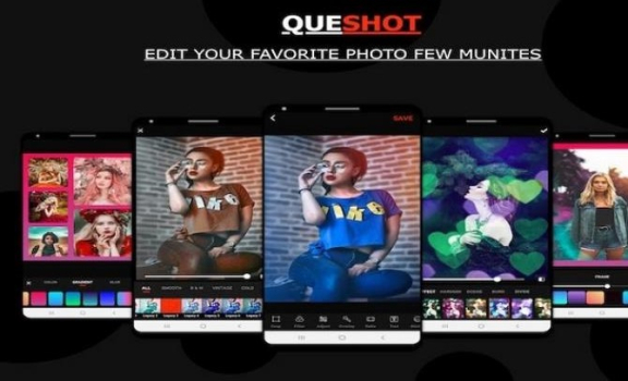 QueShot Photo Editor Pro秀图美颜app安卓版 v1.0.1 screenshot 3