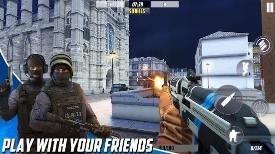 多人危险射击游戏安卓最新版（Hazmob FPS）