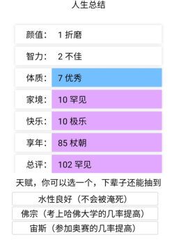 人生重来器模拟器中文汉化最新版（人生重开模拟器） v3.7 screenshot 3