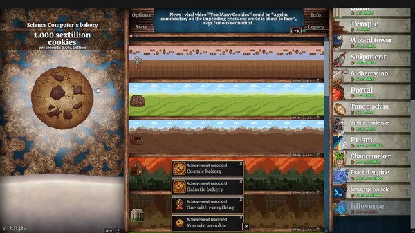 无尽的饼干安卓汉化版2023（Cookie Clicker） v1.45.30 screenshot 2