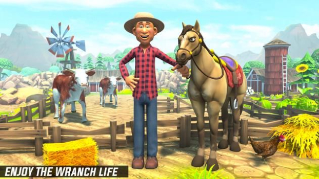 虚拟牧场生活模拟器游戏中文版（Farm Life Ranch Sim） v1.0 screenshot 1