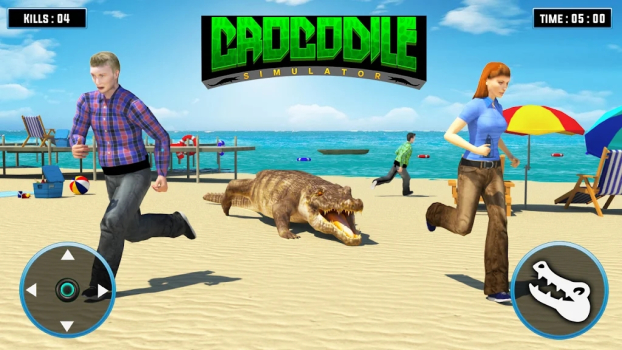 海滩鳄鱼3d游戏官方正版下载（Crocodile Attack） v1.0 screenshot 3