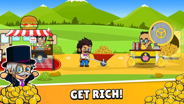 空闲美食帝国大亨游戏安卓版（Foodie Empire） v1.46.0 screenshot 3