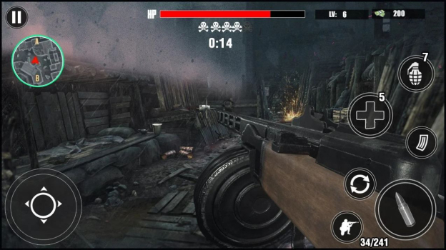二战炮手枪模拟游戏汉化中文版 v1.0.1 screenshot 1