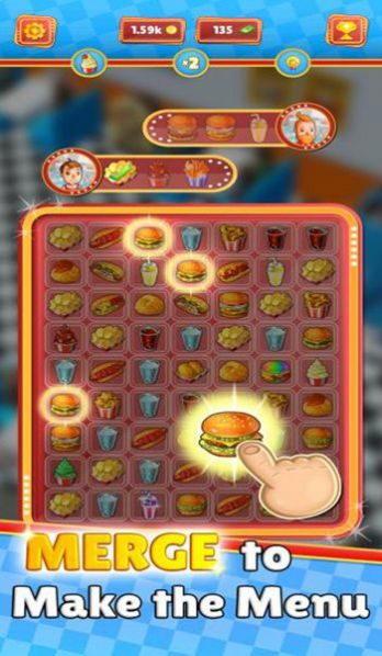 餐车合并游戏手机版下载（Diner Merge）
