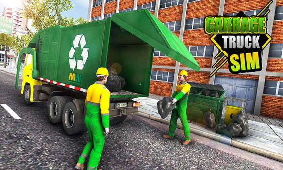 道路清扫车垃圾车游戏安卓中文版（Road Sweeper Garbage Truck Sim） v1.5 screenshot 3