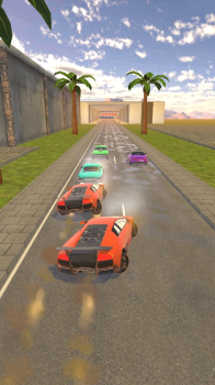 竞速收集赛车游戏安卓版（Bumper to Bumper） v1.0 screenshot 1