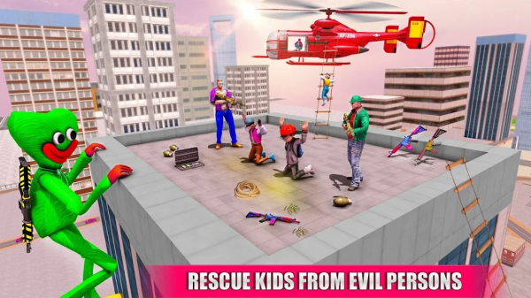 波比绳索英雄3D游戏安卓版下载（poppy rope hero game）