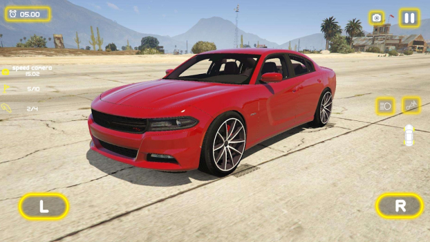 道奇查格地狱猫骑士游戏安卓版（Dodge Charger Hellcat Drive） v1.0 screenshot 2