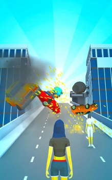 拆除汽车大炮游戏中文版下载（Dodge Cars 3D） v1.0 screenshot 3