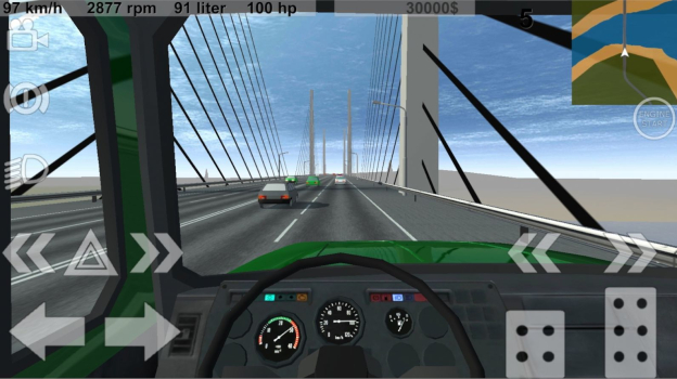 俄罗斯卡车司机模拟器游戏手机版 v1.6 screenshot 1