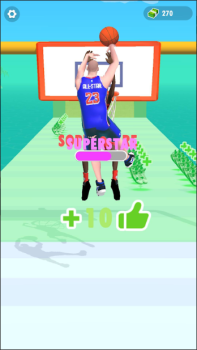 扣篮赛跑者全部交叉游戏安卓版下载（Dunk Runner） v1.0 screenshot 4