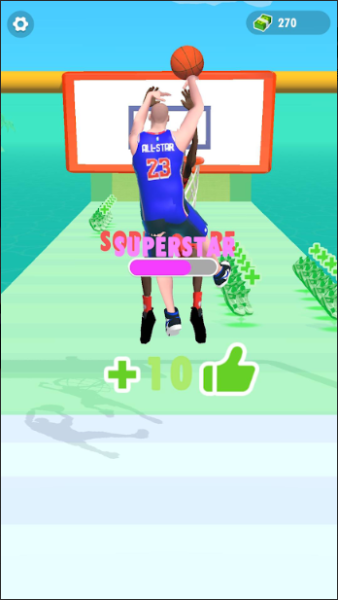 扣篮赛跑者全部交叉游戏安卓版下载（Dunk Runner）