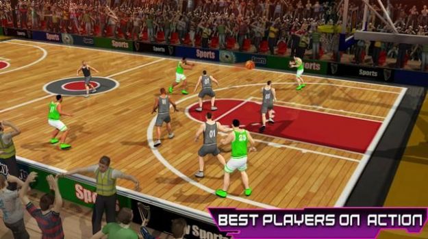 篮球比赛扣篮游戏安卓中文版（Basketball Sports） v1.2.9 screenshot 1