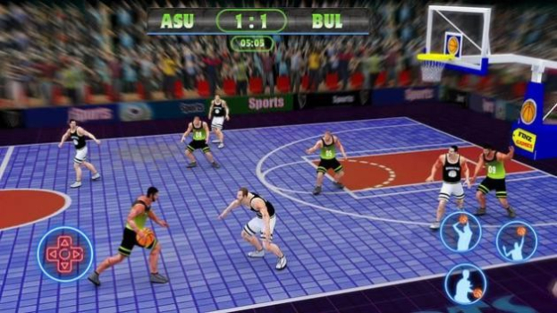 篮球比赛扣篮游戏安卓中文版（Basketball Sports） v1.2.9 screenshot 2