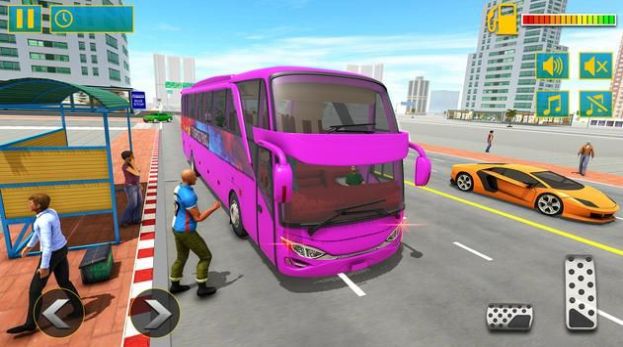 越野旅游司机3D游戏中文汉化版（Off Road Tourist Bus） v2.5 screenshot 2