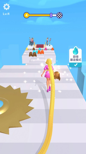 长发女孩酷跑游戏安卓版下载（Sky Rolling Skater）